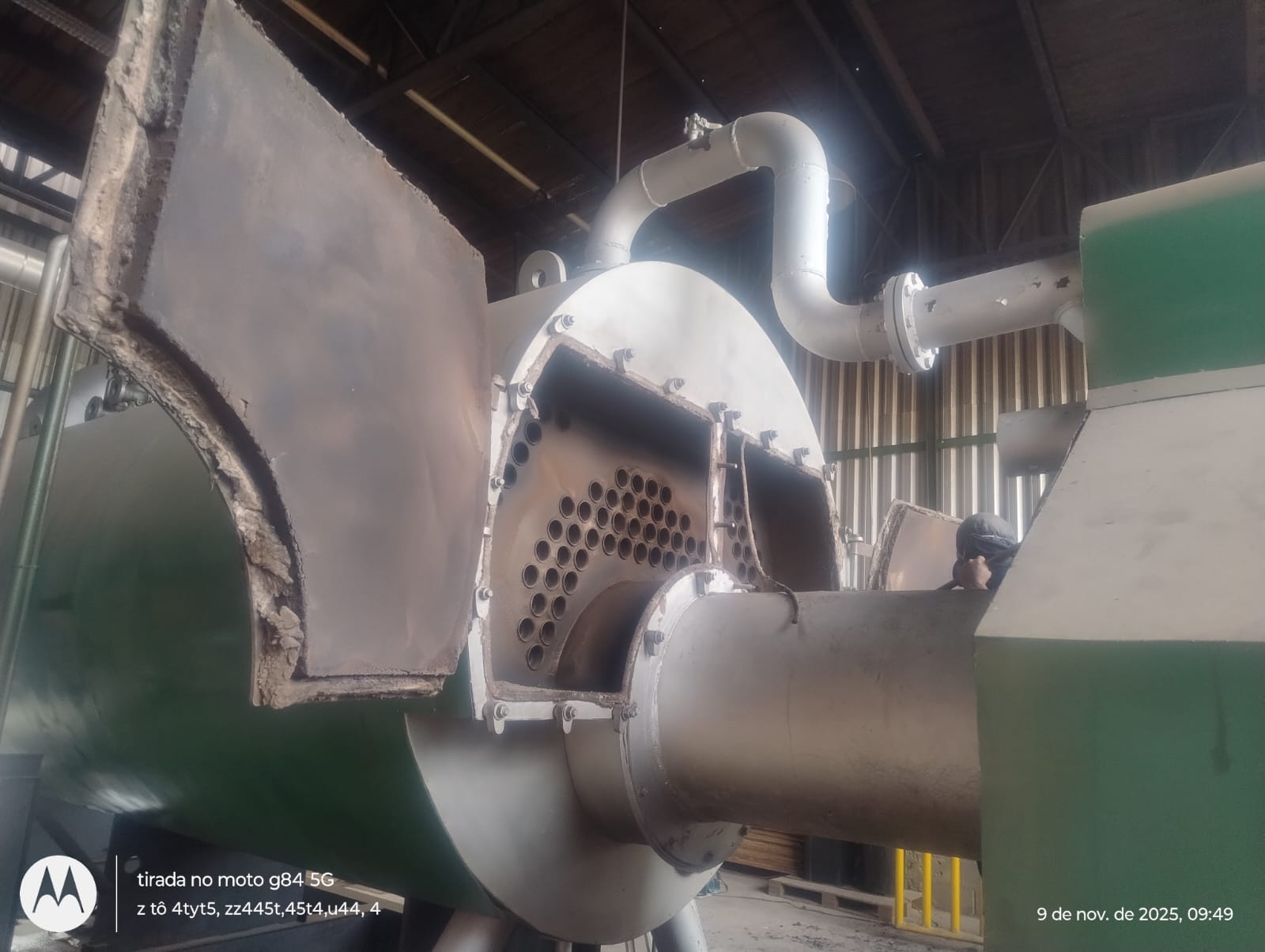 Inspeção e limpeza do equipamento